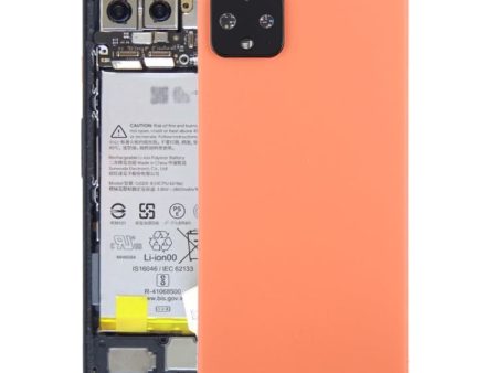 Battery Back Cover with Camera Lens Cover for Google Pixel 4XL(Orange) Fashion