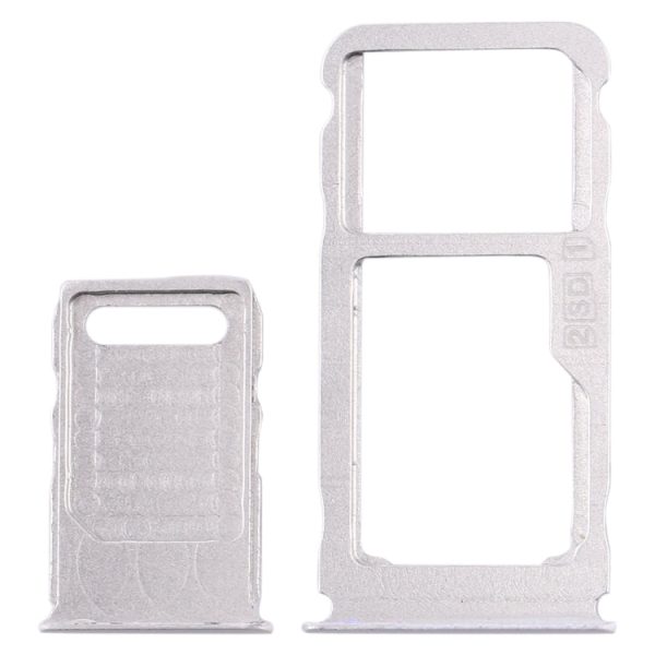 SIM Card Tray + SIM Card Tray + Micro SD Card Tray for Nokia 3.1 Plus (White) Fashion