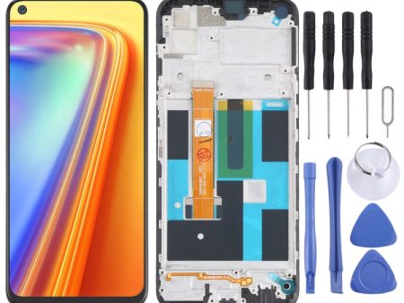 LCD Screen and Digitizer Full Assembly With Frame for OPPO Realme 7 (Asia) 4G RMX2151 RMX2163 Online Sale