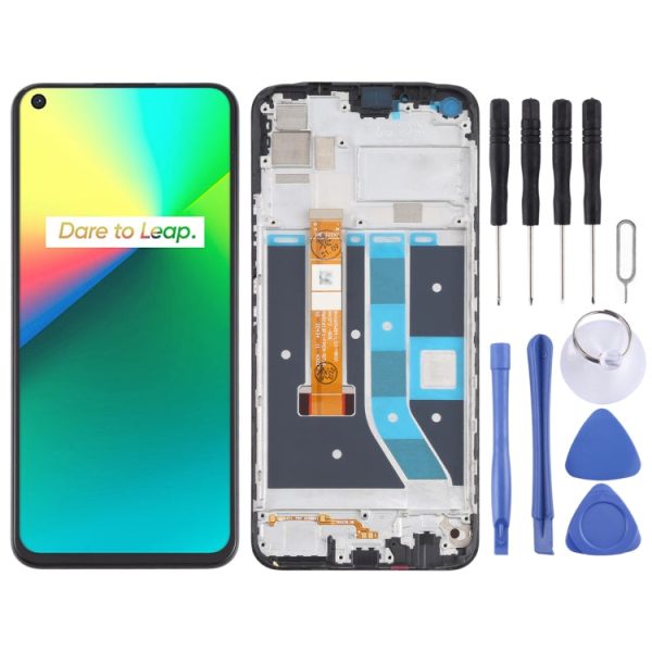 LCD Screen and Digitizer Full Assembly With Frame for OPPO Realme 7i   Realme C17 RMX2101 RMX2103 Online Sale