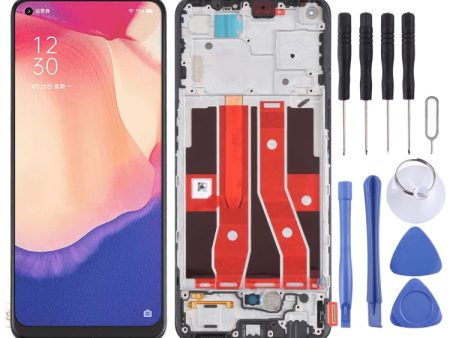 Original LCD Screen and Digitizer Full Assembly With Frame for OPPO Reno4 SE PEAT00 PEAM00 Sale