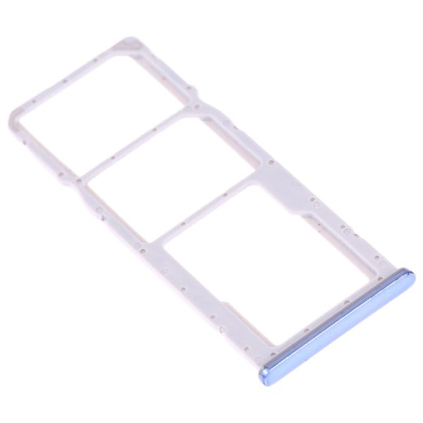 SIM Card Tray + SIM Card Tray + Micro SD Card Tray for Huawei Y9 (2019) (Silver) For Cheap