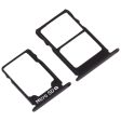 SIM Card Tray + SIM Card Tray + Micro SD Card Tray for Nokia 3.1 TA-1049 TA-1057 TA-1063 TA-1070 (Black) Online Sale