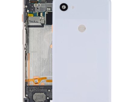 Battery Back Cover with Camera Lens & Side Keys for Google Pixel 3a XL(White) Online Hot Sale