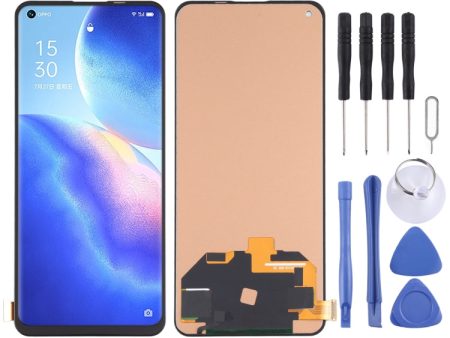 TFT Material LCD Screen and Digitizer Full Assembly (Not Supporting Fingerprint Identification) for OPPO Reno5 Pro 5G   Reno5 Pro+ PDSM00 PDST00 CPH2201 PDRM00 PDRT00 on Sale