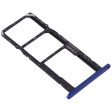 SIM Card Tray + SIM Card Tray + Micro SD Card Tray for Huawei Y5 (2019) (Blue) For Cheap