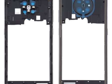 Middle Frame Bezel Plate for Nokia 5.3 TA-1227   TA-1229   TA-1223   TA-12234 (Black) Discount