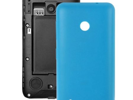 Solid Color Plastic Battery Back Cover for Nokia Lumia 530 Rock M-1018 RM-1020(Blue) Supply