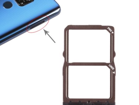 2 x SIM Card Tray for Huawei Mate 20 (Sapphire Blue) For Sale