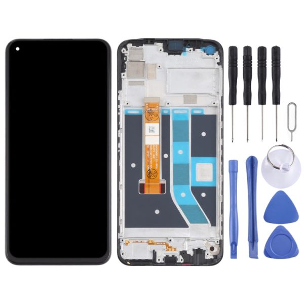 LCD Screen and Digitizer Full Assembly With Frame for OPPO Realme 7i   Realme C17 RMX2101 RMX2103 Online Sale