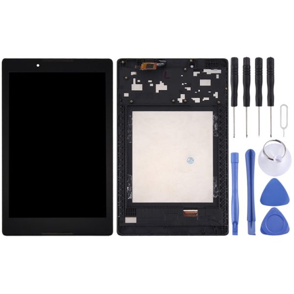 OEM LCD Screen for Lenovo A8-50 Tablet with Digitizer Full Assembly with Frame (Black) on Sale