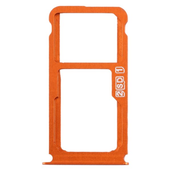 SIM Card Tray + SIM Card Tray   Micro SD Card Tray for Nokia 7 Plus TA-1062 (Orange) Discount