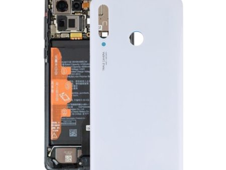 Battery Back Cover for Huawei P30 Lite (24MP)(White) on Sale