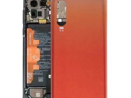 Battery Back Cover for Huawei P30(Orange) Online Sale