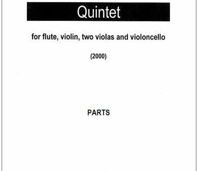 Quintet for flute, violin, 2 violas and cello - Parts Cheap