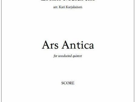 Ars Antica for wind quintet - Score Hot on Sale